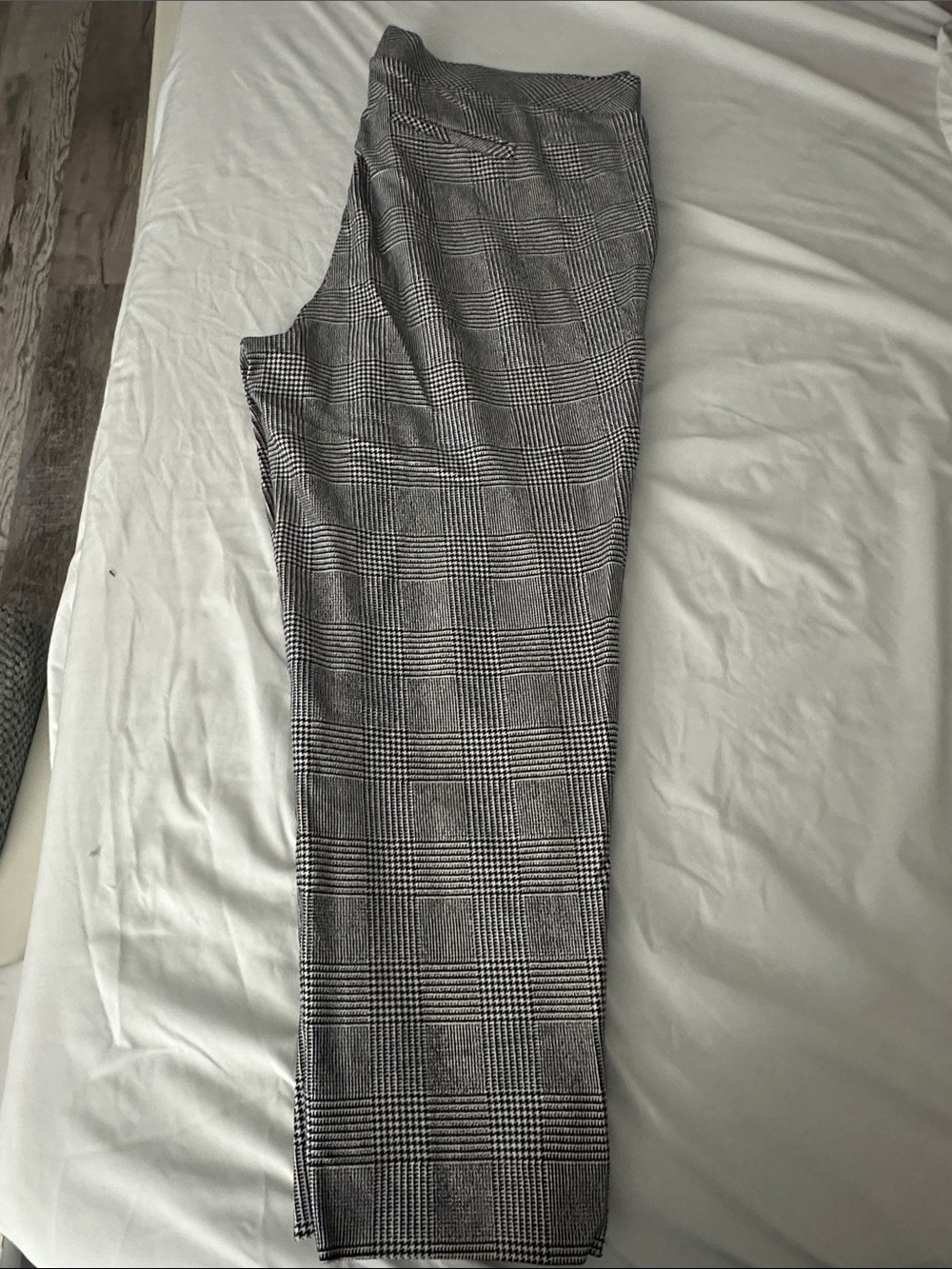 torrid Black and White Glen Plaid Dress Pants
